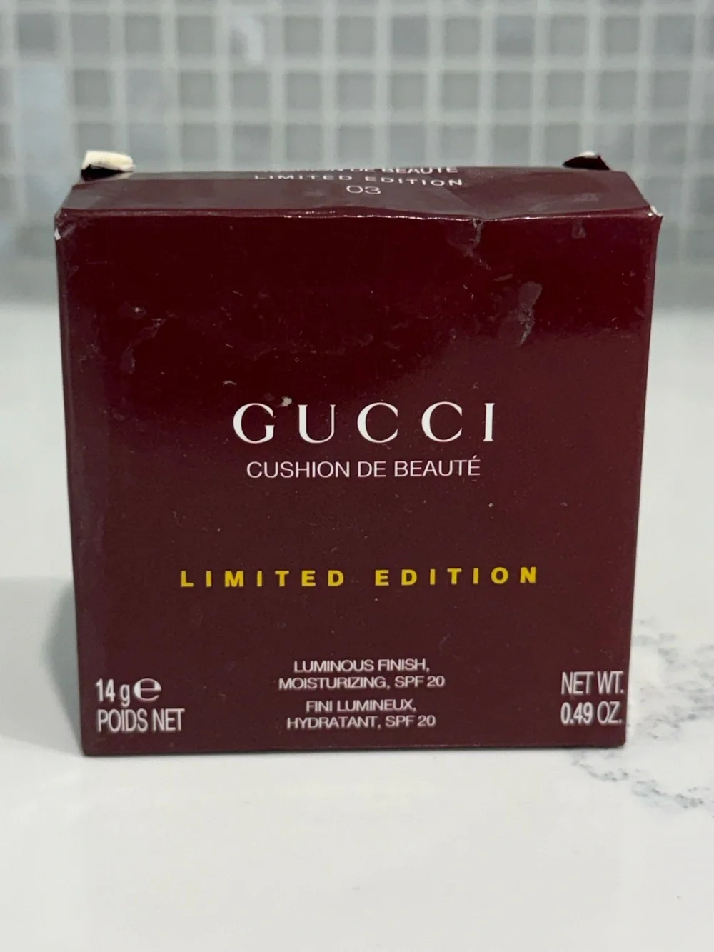 Gucci NEW Limited Edition Luminous Finish Moisturizing, SPF 20 MSRP $85